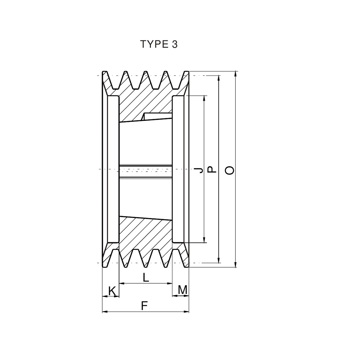 SPA 100-06 construction type 3 dimension drawing