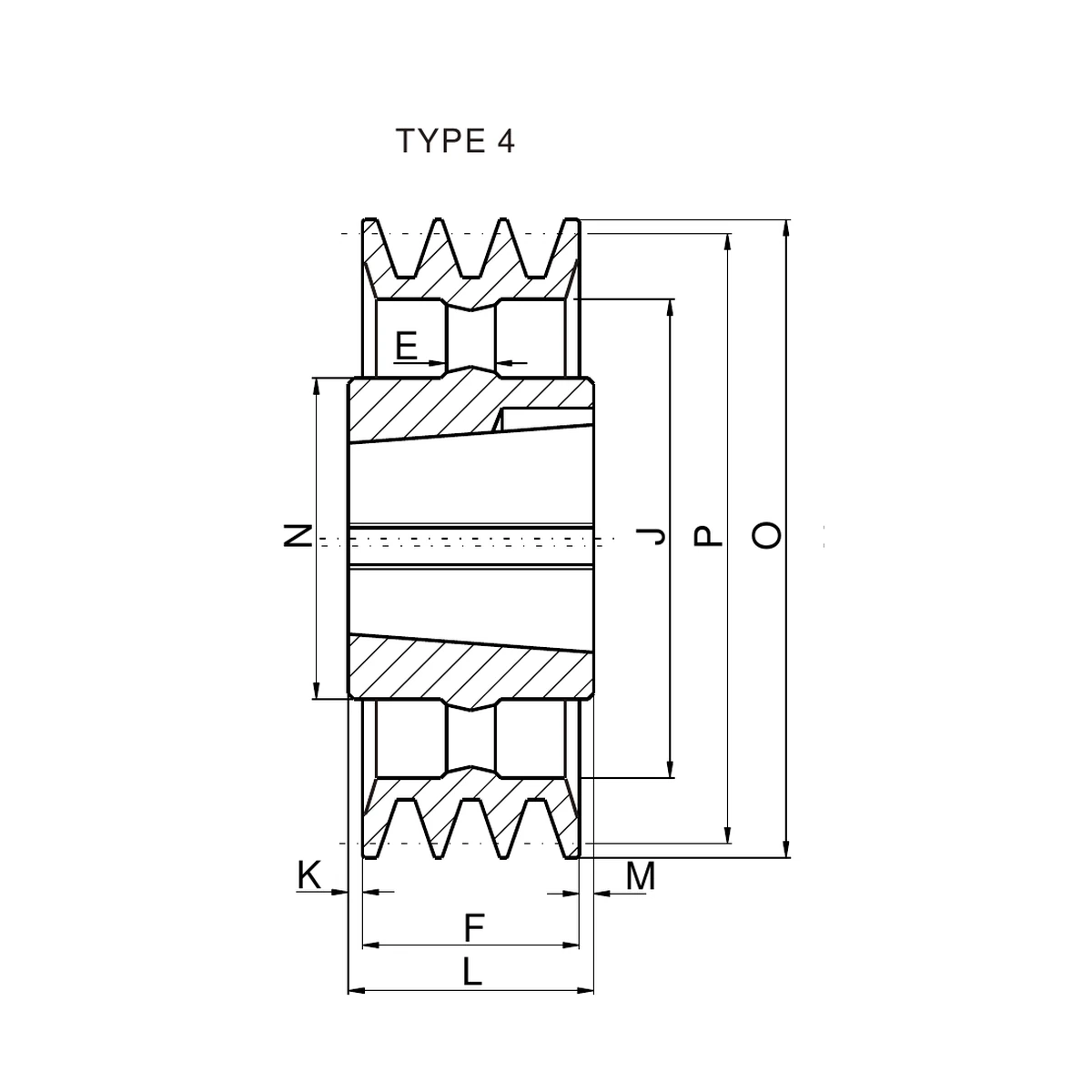 SPA 1000-06 construction type 4 dimension drawing